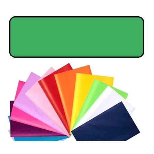 Бумага оберточная Folia тонкая Tissue Paper 20 гр, 50x70 см (13), №50 Green (Зеленый)