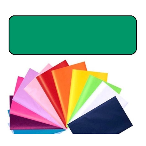 Бумага оберточная Folia тонкая Tissue Paper 20 гр, 50x70 см (13), №52 Dark green (Темно-зеленый)
