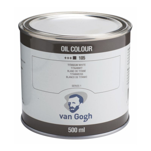 Краска масляная Van Gogh №105 Белила титановые, 500 мл