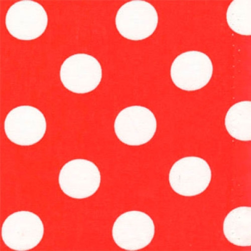 Картон Folia Photo Mounting Board Dots (горошини) 300 гр, 50x70 см №02 White/Red (Білі на червоному)
