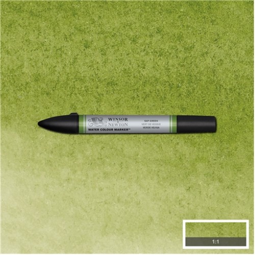 Маркер Winsor акварельный Watercolor Markers, № 599 Sap Green (Сушеная зелень)