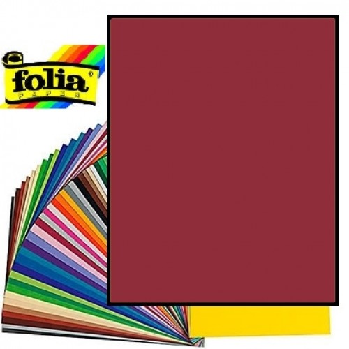 Картон Folia Photo Mounting Board 300 гр, A4, №22 Dark red (Бордовий)