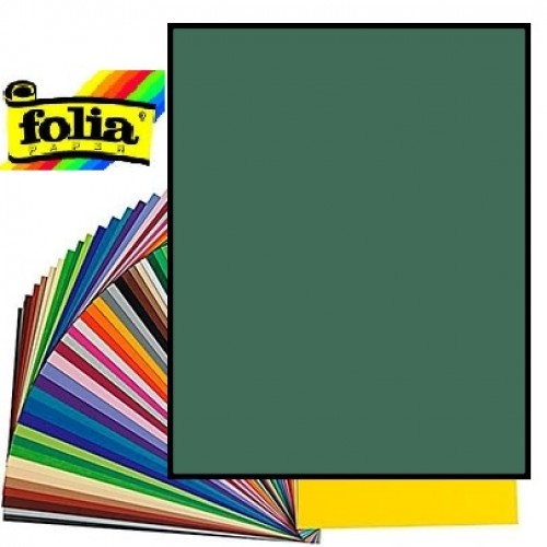 Картон Folia Photo Mounting Board 300 гр, A4, №58 Fir green (Тёмно-зеленый)