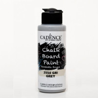 Акрилова фарба Cadenсe для крейдових дощок Chalk Board Paint 120 мл Сірий
