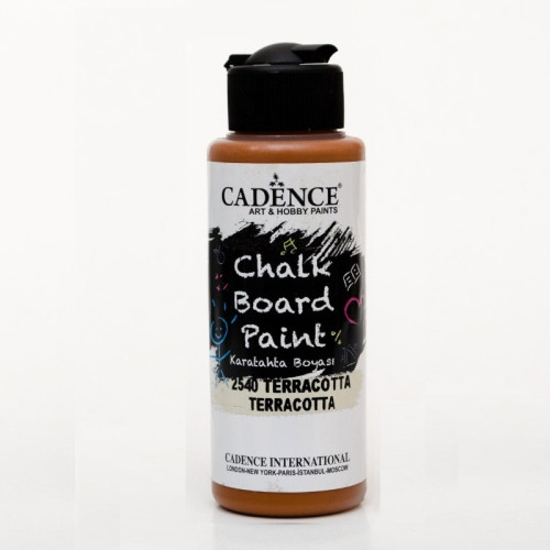 Акриловая краска Cadenсe для меловых досок Chalk Board Paint 120 мл Терракотовый