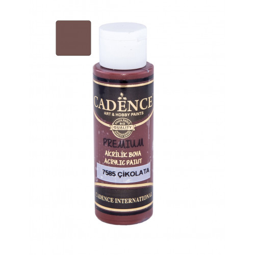 Акриловая краска Cadence Premium Acrylic Paint 70 мл Chocolate (Шоколад)