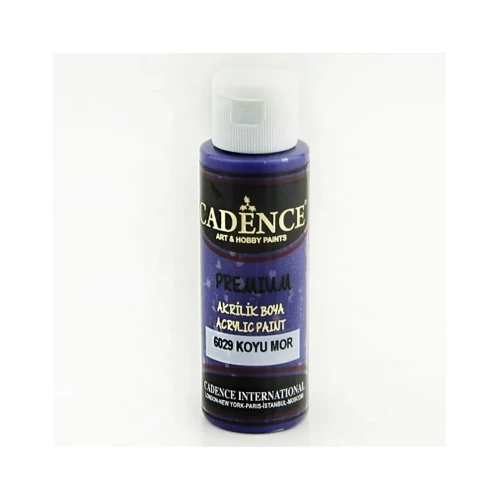 Акриловая краска Cadence Premium Acrylic Paint, 70 мл, Dark Purple (Темно фиолетовый)