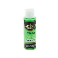 Акрилова фарба Cadence Premium Acrylic Paint, 70 мл, Flouroscent Green (Флуоресцентний зелений)