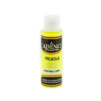 Акриловая краска Cadence Premium Acrylic Paint, 70 мл, Flouroscent Yellow (Флуоресцентный желтый)