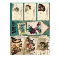 Карта декупажная Cadence Rice Paper Decoupage,А4, №12