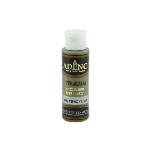 Акриловая краска Cadence Premium Acrylic Paint, 70 мл, Walnut Green (Зеленый орех)
