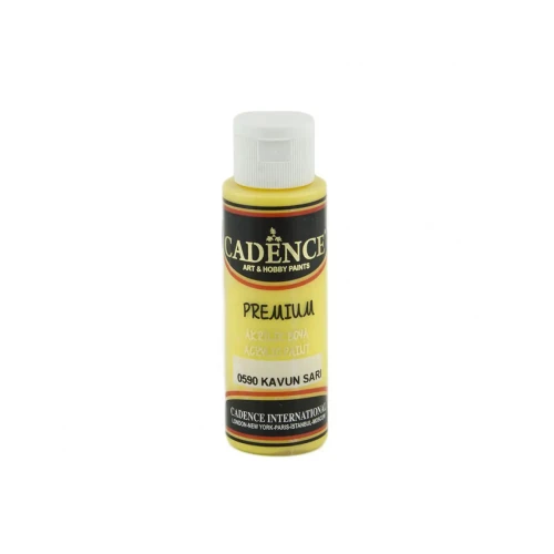 Акриловая краска Cadence Premium Acrylic Paint, 70 мл, Желтая дыня