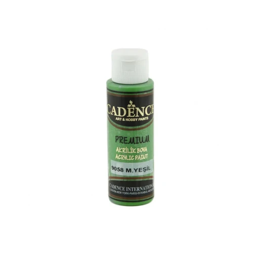 Акриловая краска Cadence Premium Acrylic Paint, 70 мл, Тайный зеленый