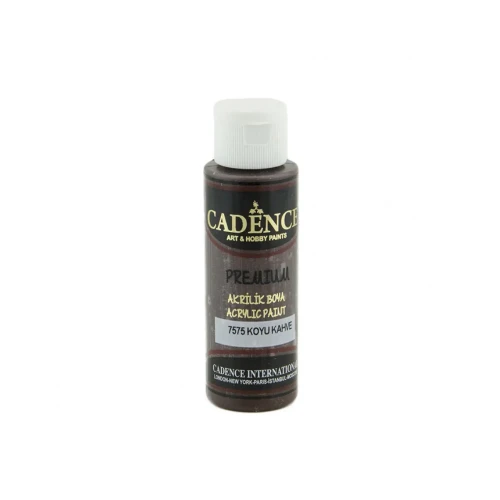 Акриловая краска Cadence Premium Acrylic Paint, 70 мл, Темно-коричневый