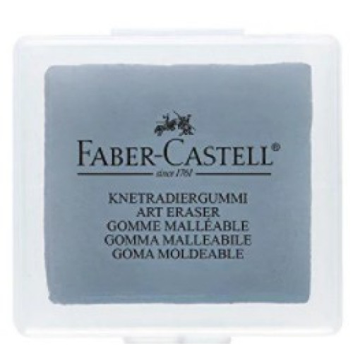 Ластик клячка серая в пластиковой коробке Faber-Castell 127220