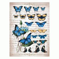 Карта декупажна Cadence Rice Paper Decoupage, А4, №196