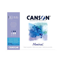 Canson альбом для акварелі, Montval 270 гр, 24X32, см (12)