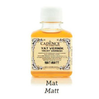 Декоративний матовий лак яхтовий Cadence, Yacht Varnish Matt, 100 мл