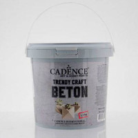 Cadence мелкозернистая паста имитация эффекта бетона, Trendy Craft Beton, 1,5 кг (порошок)