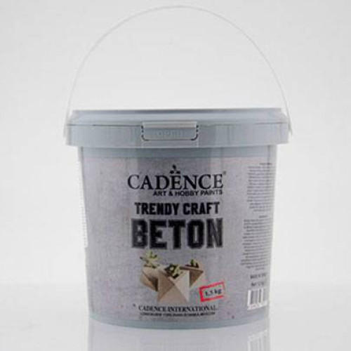 Cadence дрібнозерниста паста, імітація ефекту бетону, Trendy Craft Beton, 1,5 кг