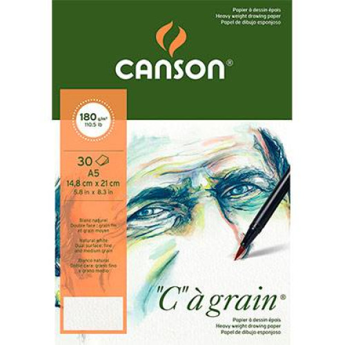 Canson альбом для ескізів, Ca Grain 180 гр, A5 (30)
