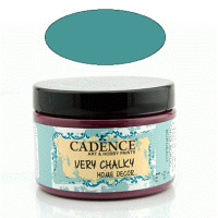 Акриловая меловая краска Very Chalky Home Decor Cadence, 150 мл Зеленый атлантик