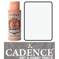 Фарба матова для тканини Cadence Style Matt Fabric Paint, 59 мл, Білила