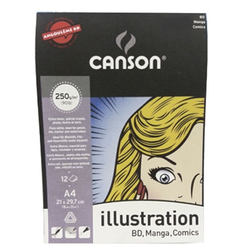 Canson альбом для маркеров Canson Illustration 250 гр, 29,7x42 см, A3 (12)