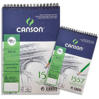 Canson альбом для начерків на спіралі 1557 Croquis 120 гр, A5 (50)