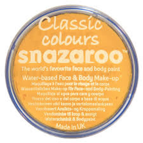 Краска для грима Snazaroo Classic 75 мл, Bright Yellow (Ярко-жёлтый)