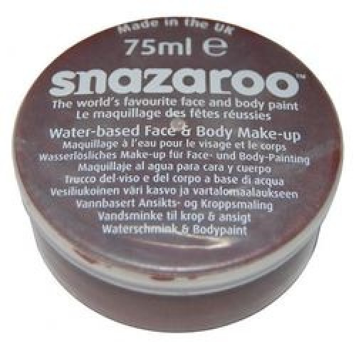 Краска для грима Snazaroo Classic 75 мл, Light brown (Светло-коричневый)