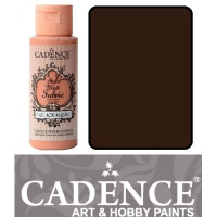 Краска матовая для ткани Cadence Style Matt Fabric Paint, 59 мл, Какао