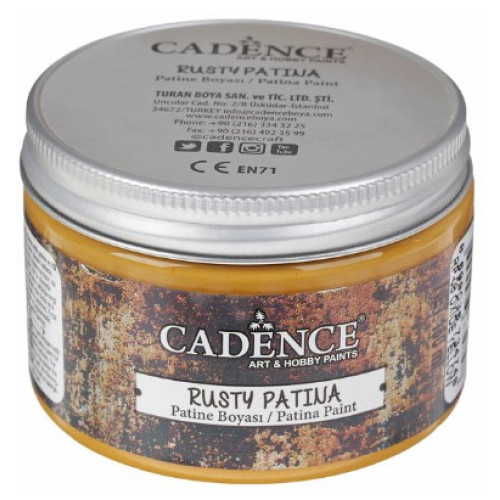 Cadence краска-патина для состаривания, Rusty Patinа, 150 мл, Жёлтый оксид