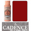 Краска матовая для ткани Cadence Style Matt Fabric Paint, 59 мл, Коралловый красный