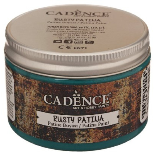 Cadence фарба-патина з ефектом старіння, Rusty Patinа, 150 мл, Зелений