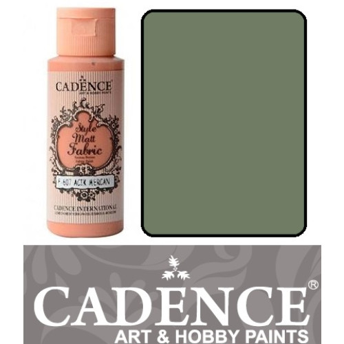 Фарба матова для тканини Cadence Style Matt Fabric Paint, 59 мл, Шавлія