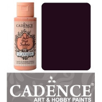 Фарба матова для тканини Cadence Style Matt Fabric Paint, 59 мл, Шовковично-фіолетовий