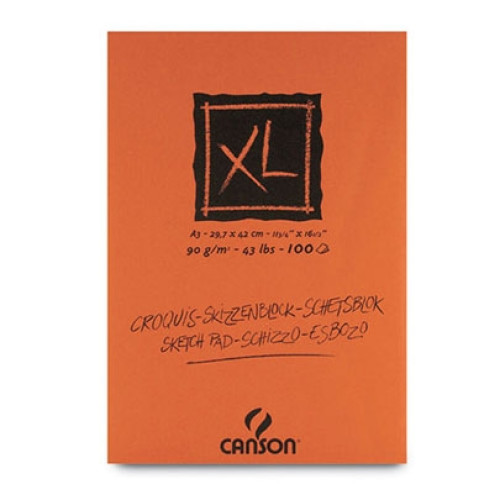 Canson блок бумаги для эскиза, XL Sketch Bloc 90 гр, 21x29,7 см, A4 (100)