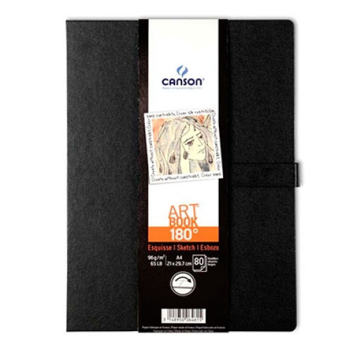 Canson блокнот для набросков Art Book 180° 96 гр, 21x29,7 см (80)