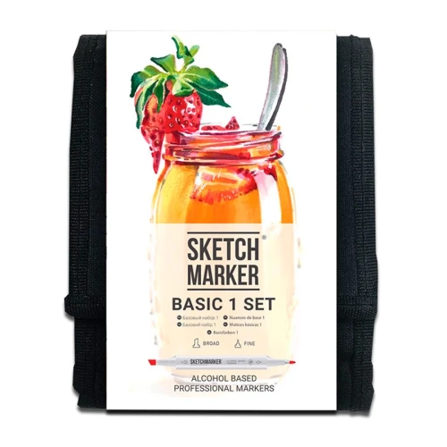 Набор маркеров Sketchmarker Basic 1 set 12 шт арт 12bas1