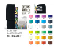 Набор маркеров Sketchmarker Basic 1 set 24 шт арт 24bas1