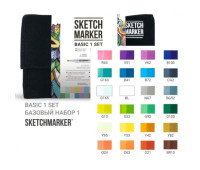 Набір маркерів Sketchmarker Basic 1 set 24 шт арт 24bas1