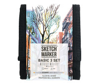 Набор маркеров Sketchmarker Basic 3 set 12 шт арт 12bas3
