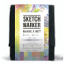 Набір маркерів Sketchmarker Basic 3 set 12 шт арт 12bas3