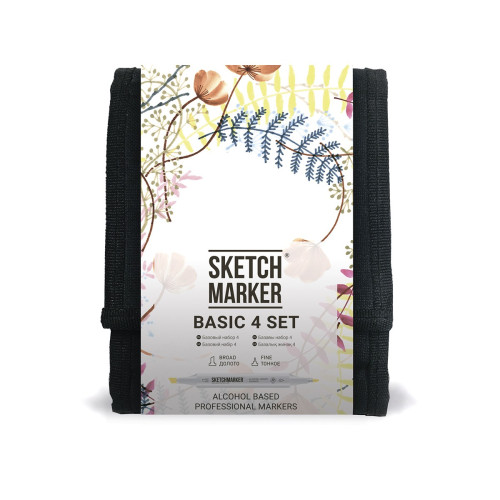 Набор маркеров Sketchmarker Basic 4 set 12 шт арт 12bas4