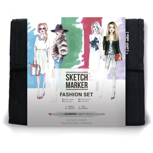 Набор маркеров Sketchmarker Fashion design 36 шт арт 36fash