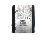 Набор маркеров Sketchmarker Gray set 12 шт арт 12gray