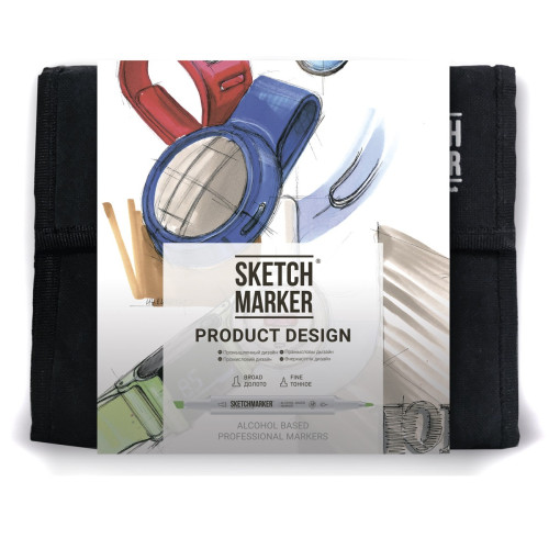 Набор маркеров Sketchmarker Product 36 set Промышленный дизайн 36 шт арт 36prod