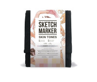 Набор маркеров Sketchmarker Skin tones 12 Оттенки кожи 12 шт арт 12skin