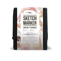 Набір маркерів Sketchmarker Skin tones 12 Відтінки шкіри 12 шт арт 12skin